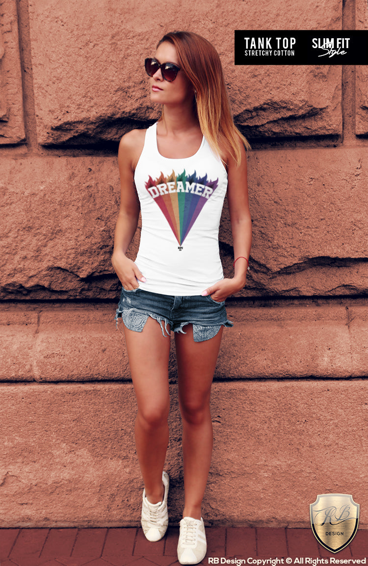 Vintage Colors  Women's Graphic Printed T-shirt "Dreamer" WD377