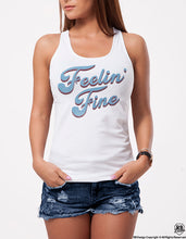 Trendy Women's Graphic T-shirt "Feelin' Fine" WD378