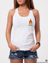 Cool Women's Graphic Top - Fire "True Love" WD381 Pocket Style