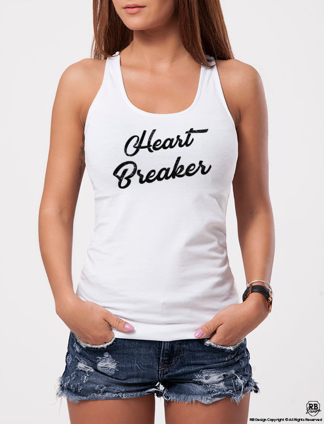Women's T-shirt With Sayings "Heart Breaker" WTD382