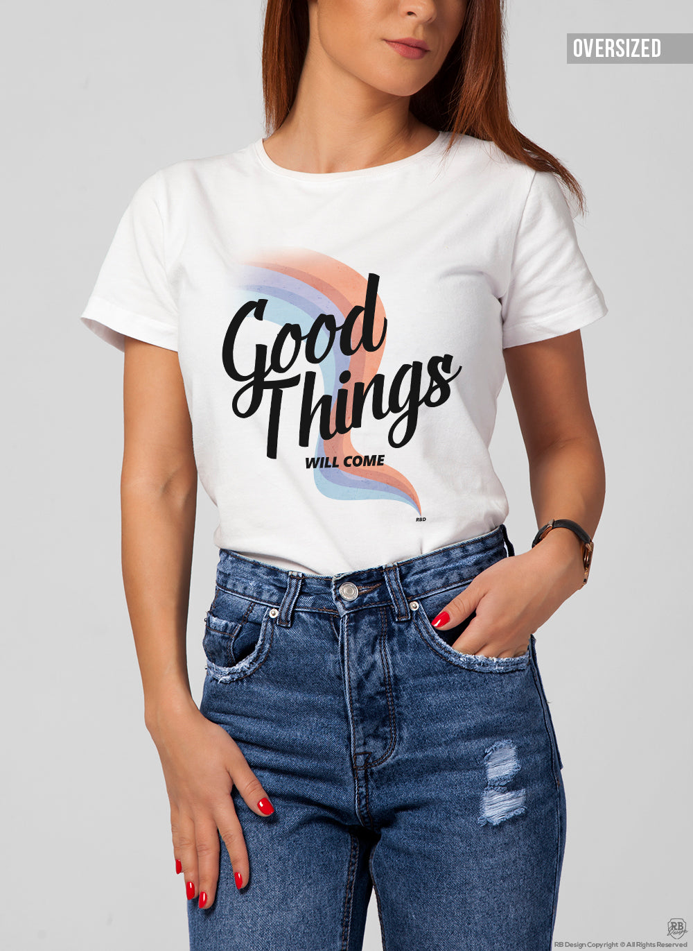 Women's Cool T-shirt "Good Things Will Come" WTD384