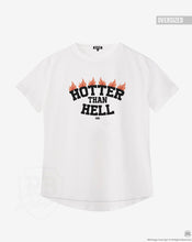 Women's Trendy T-Shirt With Sayings "Hotter Than Hell" WTD385