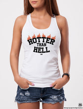 Women's Trendy T-Shirt With Sayings "Hotter Than Hell" WTD385