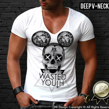 Modern Mickey Diamond Skull Mens T-shirt Wasted Youth MD388