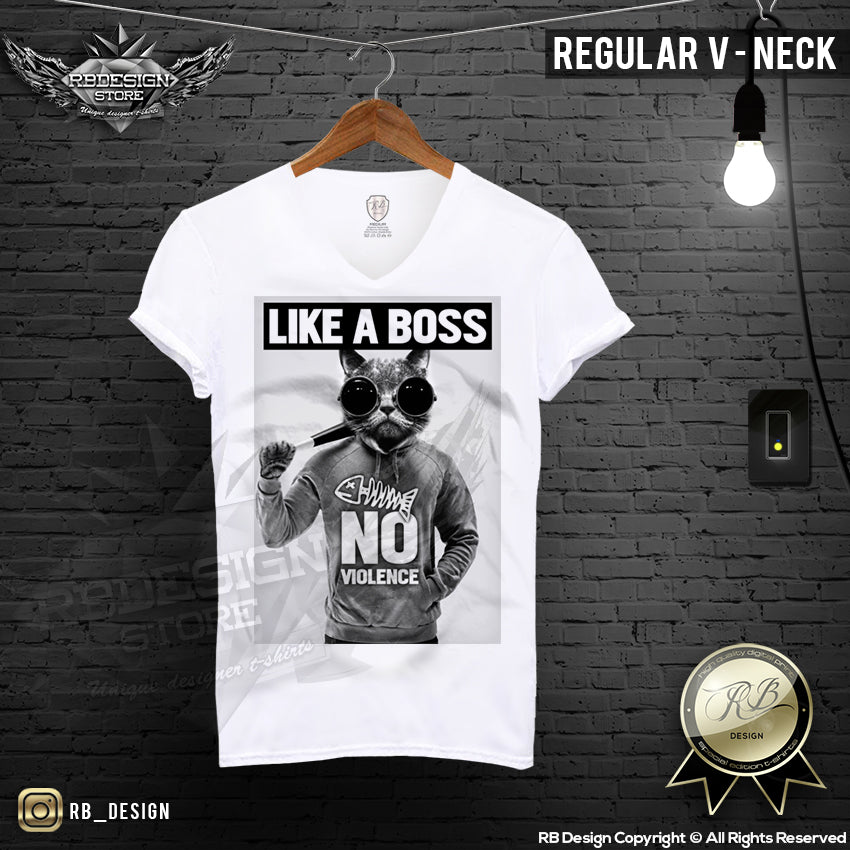 Gangster cat shirt sale