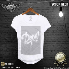scoop neck slim fit t-shirt