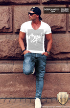 deep v neck trendy t-shirts