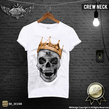 gold crown skull t-shirt