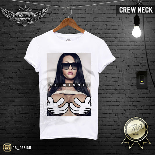 crew neck mens graphic tee
