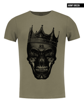 army green fashion designer t-shirt