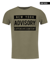 new york army green t-shirt