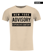 crew neck slogan t-shirt NYC