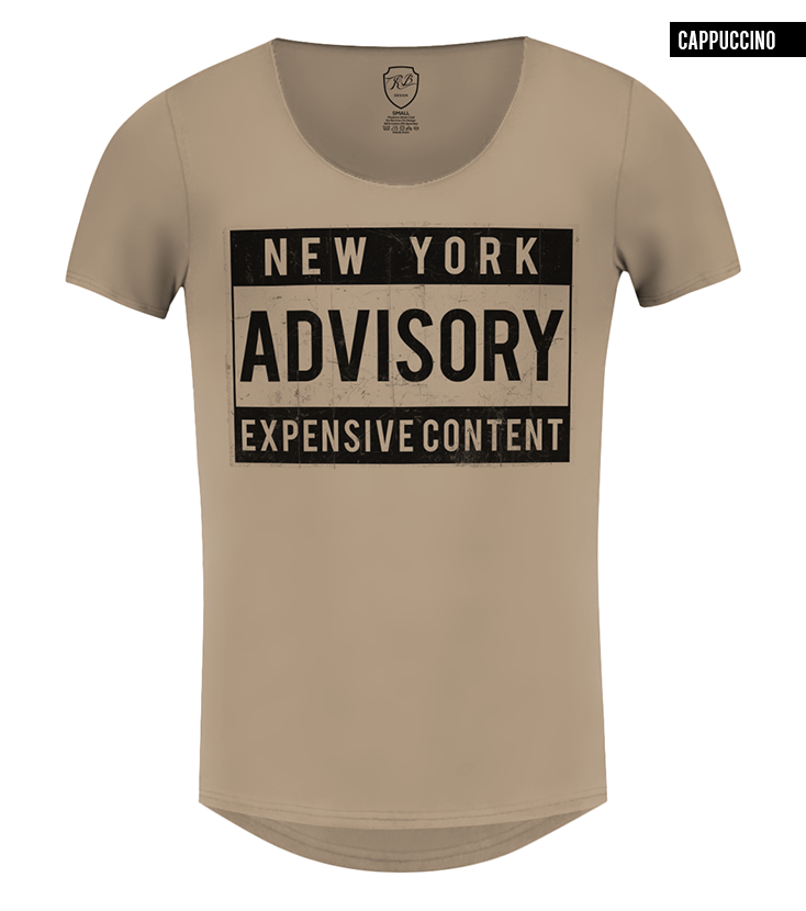 beige fashion T-shirt New york