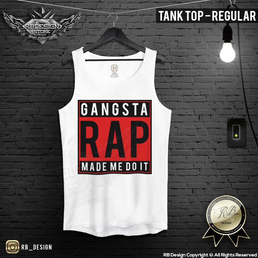 90s rap tank top for men