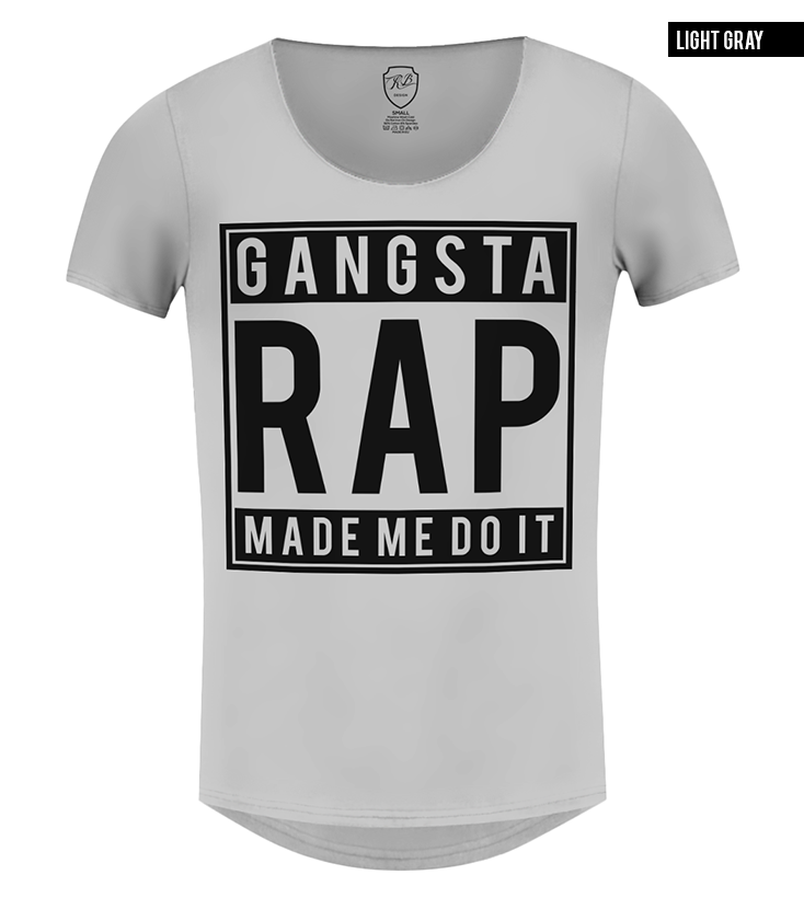 hip hop gray t-shirt