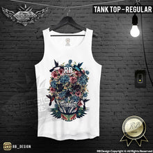 mens skull tank top