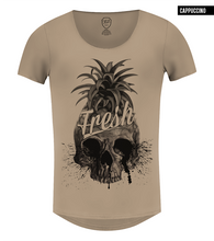 trending t-shirt pineapple skull tee