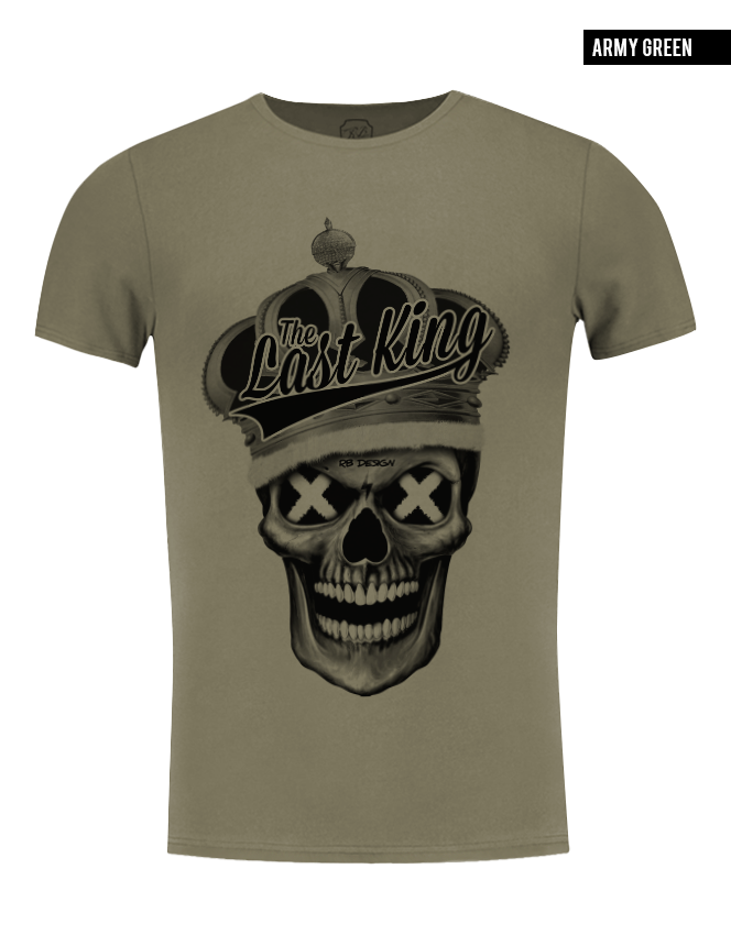 cool design t-shirt khaki
