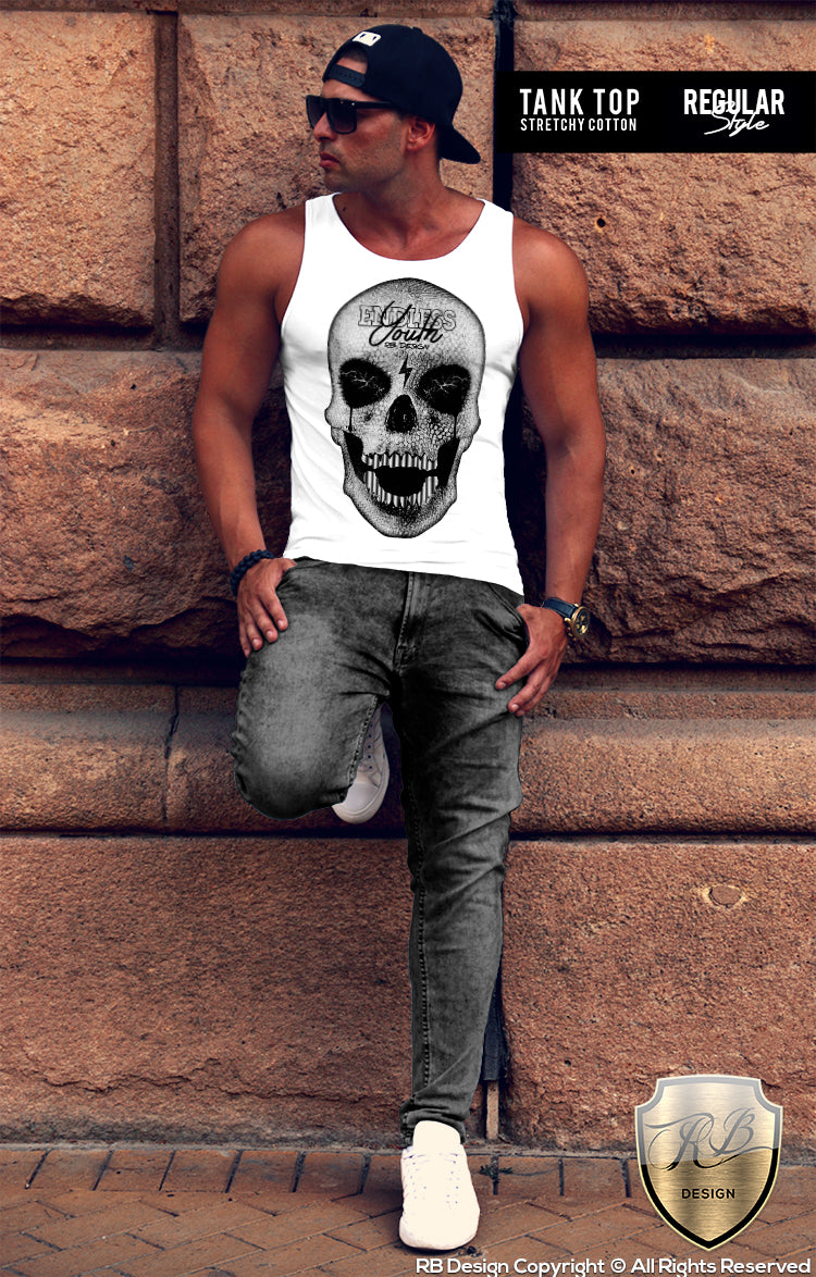 skull tank top