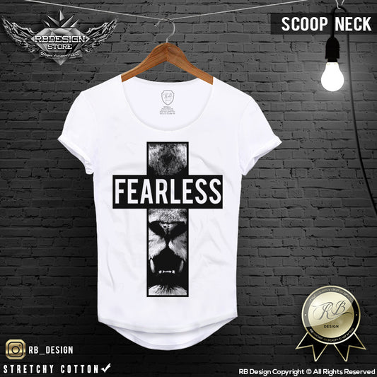 mens fashion lion cross t shirt