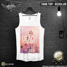 Palm Beach Men's T-shirt Florida Miami Summer Festival Tank Top MD512