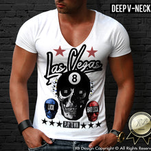 Men's Las Vegas Skull T-shirt Lucky Play To Win RB Design Tank Top MD536