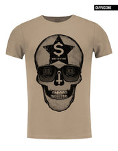 mens skull t-shirt money rb design