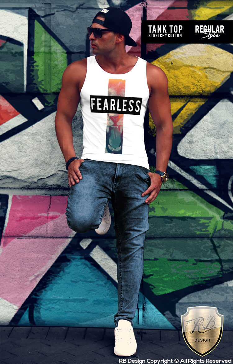 fearless lion tank top