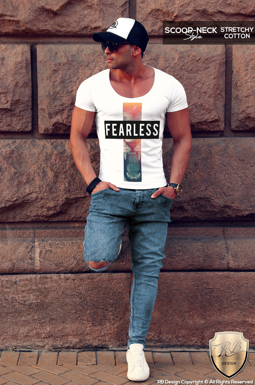 lion cross shirts scoop neck
