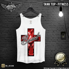 Beast Lion Cross T-shirt Men's Training Tank Top MD561