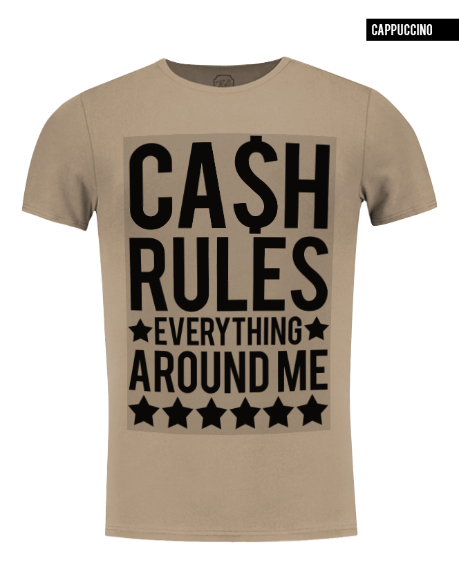 rb design t-shirt crew neck beige
