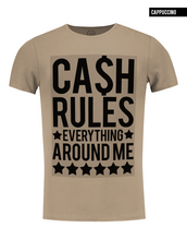 rb design t-shirt crew neck beige