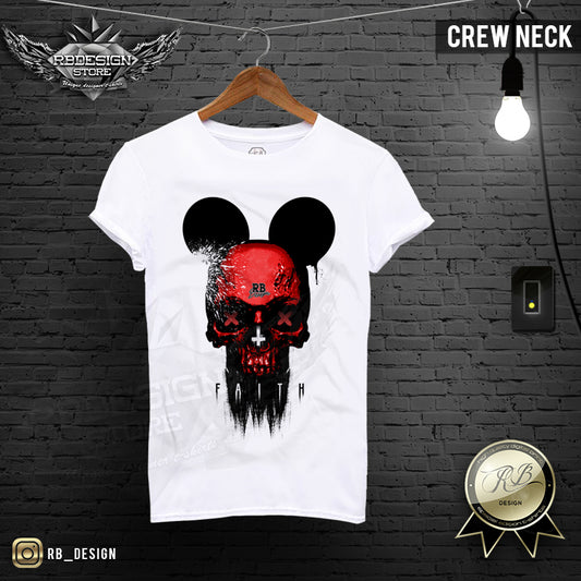 mickey skul t-shirt