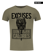 khaki crew neck t-shirt