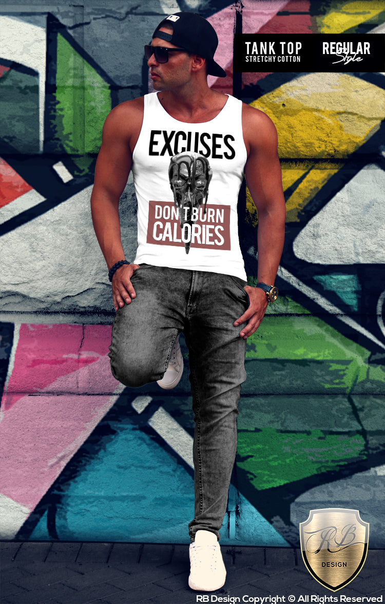 ice cream skull training tank top