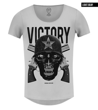 rb design gray mens t-shirt skull