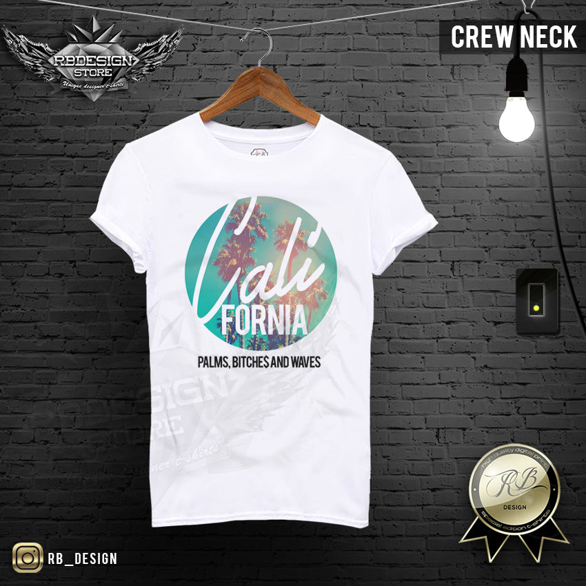 palm trees california t-shirt