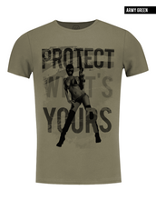 army green sexy girl t shirts