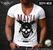 deep v neck scarface tony montana t-shirt