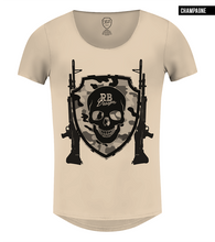 slim fit muscle tee shirts skull 