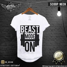 beast mode on t shirt musle fit