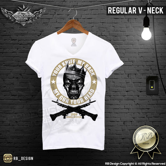 black skull mans t-shirt