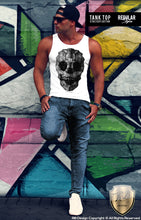 graphic tank top skull