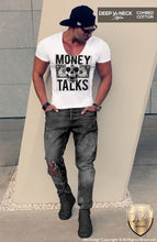 money talks deep v neck t shirt