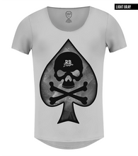 men's skull t shirt rb design spades