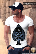 scoop neck spades t-shirt