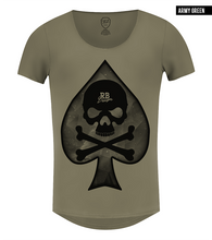 scoop neck spades t-shirt rb design