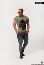 Men's T-shirt RB Design Spade Skull "Galaxy" Graphic Tee / Color Option / MD671