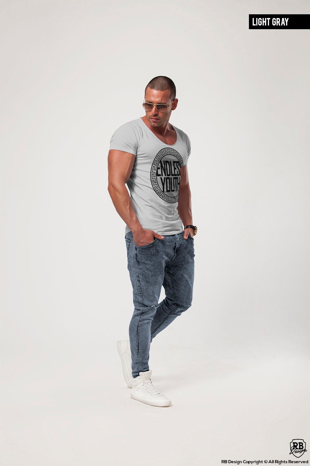 Luxury Men's T-shirt "Endless Youth" / Color Option / MD672