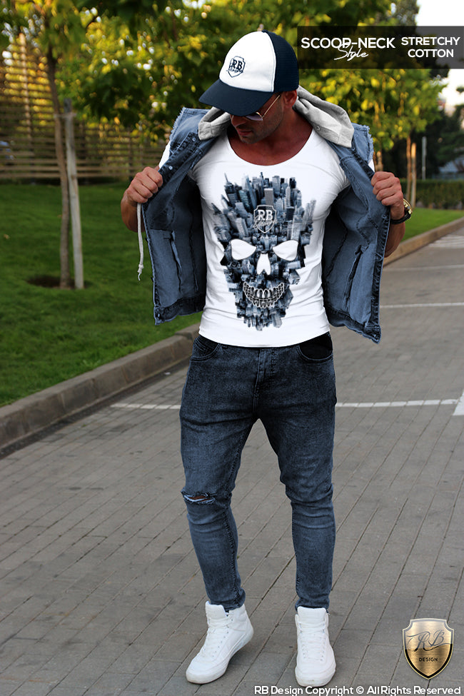 rb design skull t-shirts